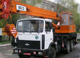 Автокран Силач КТА 32 тонны